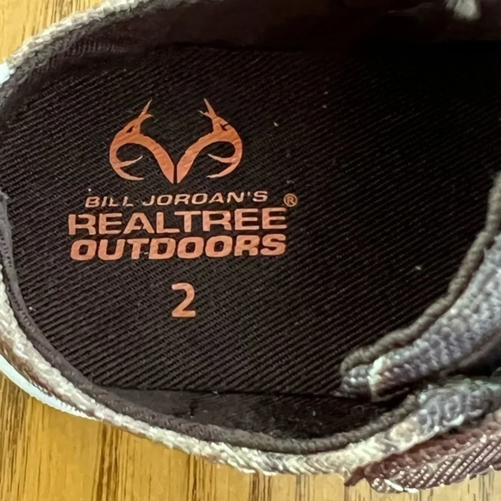 REALTREE Baby Boy Camo Canvas‎ Sneakers NWOT Sz. 2